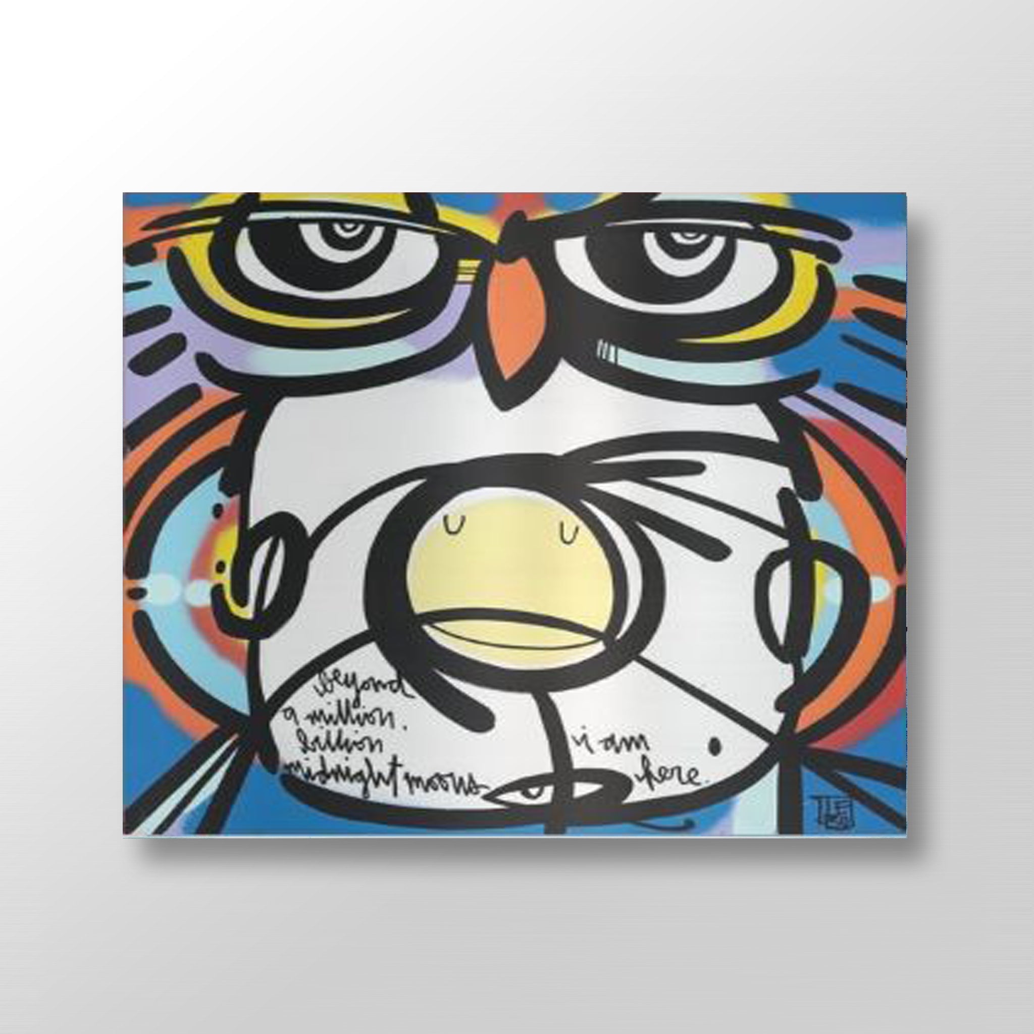 Beyond the Midnight-Moons - Lebo Brushed Aluminum Artbond